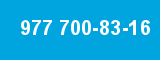 977 700-83-16